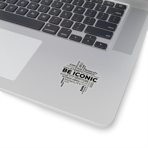 BE ICONIC Sticker